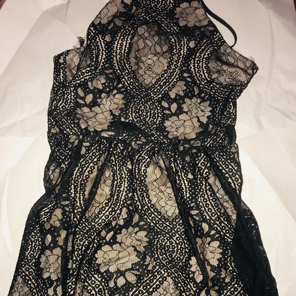 Large size net dress